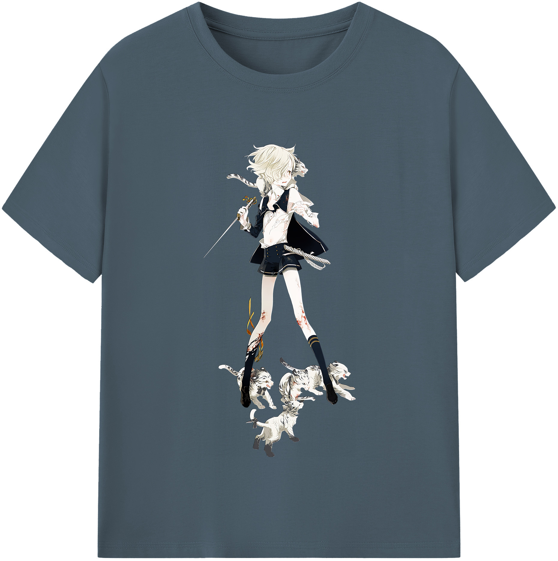 （画像用） 刀剣乱舞 Touken Ranbu 綿100％半袖Tシャツ（フロントプリント）